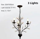 Axyaa Branch Crystal Chandelier: Modern Black Gold Ceiling Lamp for Living Room, E14 Candle Fixture