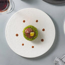 Axyaa Ceramic Dinner Plates Set | Creative Round Tableware for Pasta, Steak, Sushi