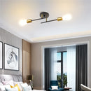 Axyaa Nordic Room Ceiling Lights: Modern Minimalist Iron Wall Lamp for Bedroom & Study