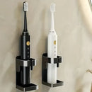 Axyaa Wall-Mounted Electric Toothbrush Holder - Space-Saving Storage Base