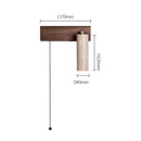Axyaa Wabi Sabi Wall Lamp: Designer Bedroom & Living Room Lighting