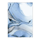 Marble Blue Gold Wall Art Canvas Painting Modern Posters Prints Axyaa