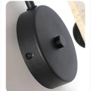Axyaa Natural Stone Round Art Wall Lamp for Bedroom Decor