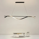 Axyaa minimalist aluminum pendant lamp for kitchen dining island LED lighting fixtures
