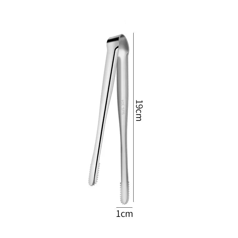 Stainless Steel Food Clamp by Axyaa: Long-handled Tongs for Cooking Utensils
