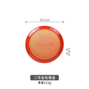 Axyaa Non Slip Round Tray for Serving Dinner, Sushi, Dim Sum, Tea - Commercial Grade