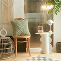 Axyaa Geometric Plush Cushion Cover Set - Decorative Sofa Pillows