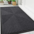 Axyaa Rubber Entrance Doormats: Non-slip Heavy Duty Outdoor Mats