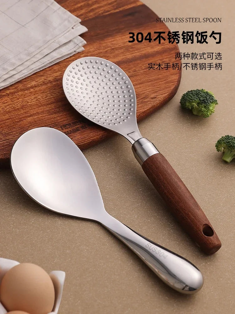 Axya Stainless Steel Rice Shovel with Non-Stick Surface