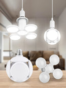 Axyaa 60W LED Ceiling Fan Kitchen Indoor Globe Leaf Lamp Decoration