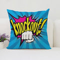 Axyaa Pop Art Cushion Cover: Fun Cartoon Pillow for Living Room Sofa or Bed
