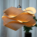Axyaa Nordic Wooden Chandelier LED Pendant Lamp for Home Decor