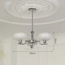 Axyaa Modern French Bedroom Chandelier LED Lamp