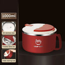 Axyaa Stainless Steel Ramen Bowl with Tableware