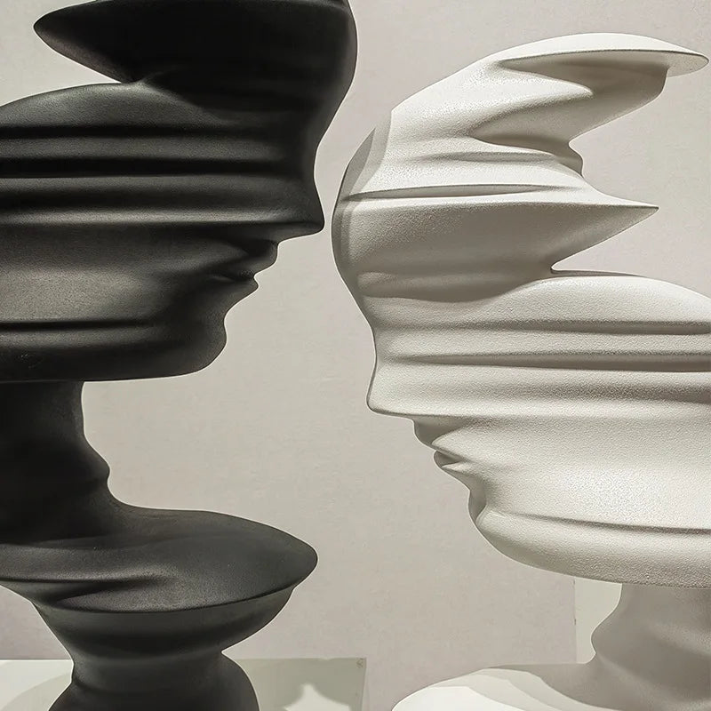 Axya Nordic Decor Statues - Elegant Interior Sculptures for Home, Room, Desk
