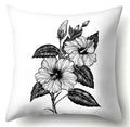 Axyaa Cactus Flower Decorative Cushion Cover 45X45CM Home Sofa Pillowcase