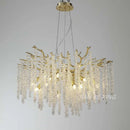Axyaa Luxe Nano Electroplating Crystal Tassel Chandelier LED Lamp