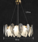 Axyaa LED Ceiling Lamp Chandelier for Modern Bedroom & Dining Room