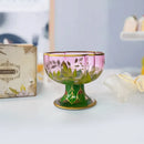 Axyaa Handmade Vintage Champagne Glass Ice Cream Bowl Austrian Red Wine Glass