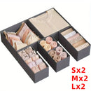 Axyaa Clothing Drawer Organizer Box for Underwear Socks Bras Pants Scarves Ties & Jeans