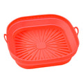 Axyaa Silicone Air Fryer Pan Liner for Oven Baking Tray & Pizza Chicken Mould