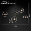 Axyaa Nordic Living Room Chandelier - Modern Lighting for Home, Coffee Shop, and Dining Area