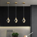 Axyaa Crystal LED Pendant Chandelier for Home Decoration