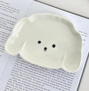 Axyaa Cute Korean Cartoon Ceramic Plates Spoon Set Kitchen Tableware