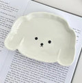 Axyaa Korean Ceramic Plates Spoon Set | Kawaii Cartoon Kitchen Tableware Dish