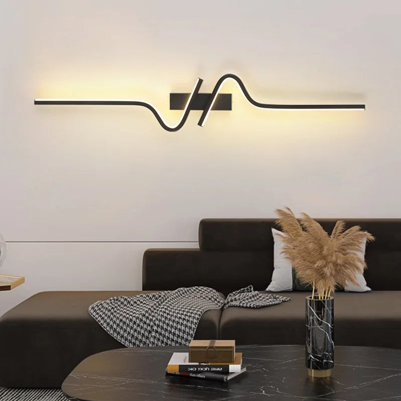 Axyaa Minimalist LED Wall Sconce for Bedroom & Living Room