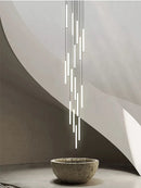 Axyaa Loft Black Chandelier for Living Room & Staircase