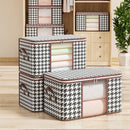 Axyaa Large Capacity Foldable Storage Box with Handles and Zipper