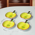 Axyaa Apple Shape Ceramic Seasoning Dish Set