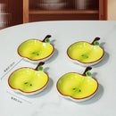 Axyaa Apple Shape Ceramic Seasoning Dish Set