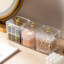 Axyaa Acrylic Jewelry & Makeup Organizer Box Transparent Dust-Proof Design