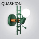 Axyaa Cute Doll Wall Light for Bedroom - LED Indoor Sconce Home Decors