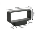 Axyaa Aluminum Up/Down Outdoor Wall Light - IP54 Waterproof, Exterior Lamp for Porch, Balcony