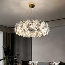 Axyaa Luxury Crystal Chandelier: Modern Gold Bedroom Living Room Lighting Fixtures