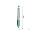 Axyaa Stainless Steel Food Clip with Silicone Non-slip Handle
