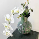 Axyaa Glass Vase Pebble Marble Handmade Floral Arrangement Terrarium Home Decor