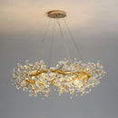 Axyaa Luxe Branch Crystal Glass Chandeliers for Living & Dining Rooms