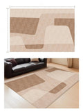 Axyaa Retro Style Large Area Rug, Soft Fluffy Living Room Bedroom Carpet