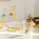 Axya Glass Jar with Stainless Steel Fruit Fork and Spoon Set