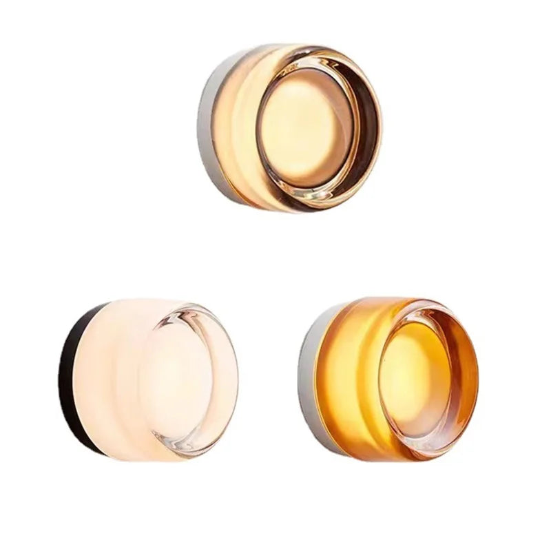 Axyaa Round Acrylic LED Wall Sconce Light for Corridor Balcony Modern Atmosphere