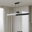 Axyaa LED Linear Pendant Light Dining Chandelier for Kitchen Bar Restaurant Home Decor
