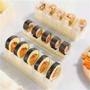 Axyaa Sushi Molds Set with Shovel: Heart/Round/Square Shapes, DIY Tools for Home Sushi Making