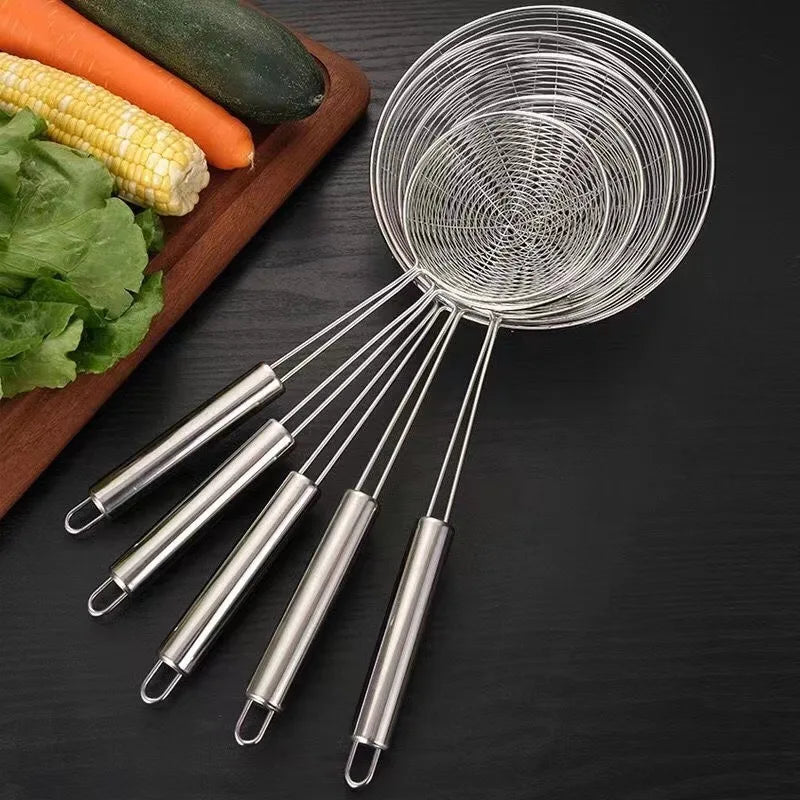 Axyaa Stainless Steel Food Skimmer Colander for Hot Pot and Dumplings