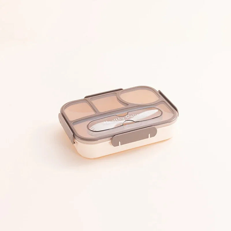 Axyaa 3 Compartment Microwavable Lunch Box Container