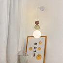 Axyaa 3-Head Macaron Wall Lamp for Dining Room Kitchen Hallway Background Lighting