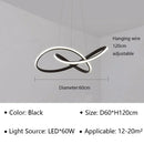 Axyaa LED Pendant Chandelier with Remote Control for Home Dining Kitchen Bar